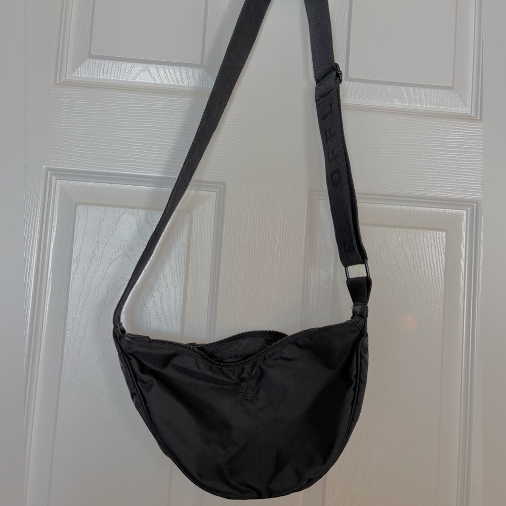 OFFLINE aerie nylon crescent shoulder/crossbody bag